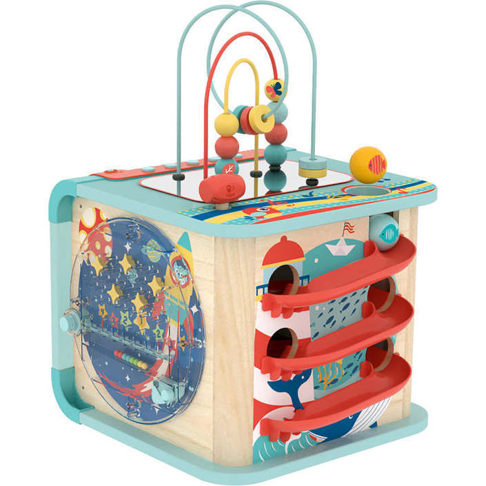 Hape: Explore & Learn Magic Cube - 5 Unique Play Modes & Themes - Play Kits - 1