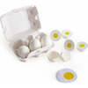 Hape: Egg Carton - 6pc, Take Apart Egg Pieces, Kitchen Food Playset - Play Kitchens - 1 - thumbnail