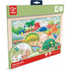 Hape: Dino Puzzle - 24pc, Double-Sided Coloring Puzzle - Puzzles - 2