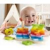 Hape: Double Rainbow Stacker - Wooden Ring Set Toy - Developmental Toys - 2