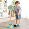 Hape: Clean Up Broom Set - 6pc, Yellow & Blue, Wooden Cleaning Toy Playset - Role Play Toys - 3