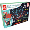 Hape: Chalks & Stencils Art - 22pcs, Activity Art Kit - Coloring - 2