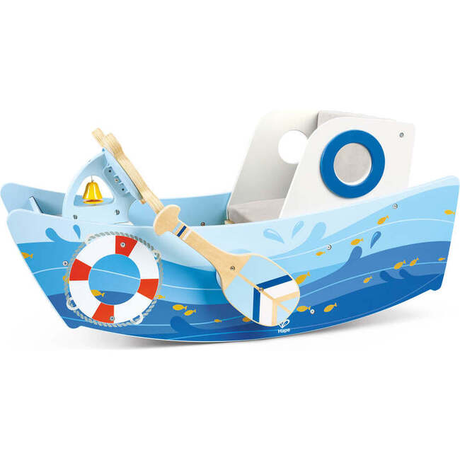 Hape: Captains Rocking Boat - Wooden Ride-On Seat Chair Rocker