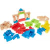 Hape: Build Up & Away Blocks - 100 pcs - Assorted Wooden Set - Blocks - 1 - thumbnail