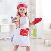 Hape: Chef Pack - 5pc Outfit Set, Red & White - Play Kitchens - 2