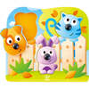 Hape: Big Nose Puzzle: Pet - 4 Piece Colorful Chunky Wooden Puzzle Toy - Puzzles - 1 - thumbnail