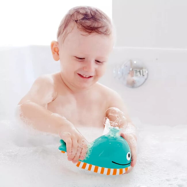 Hape: Bubble Blowing Whale - Blue & Yellow - Play Kits - 3