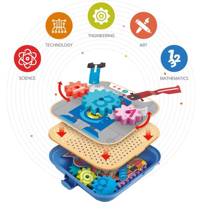 Hape: Cogworks Experimental Playset - STEM Engineering Toy