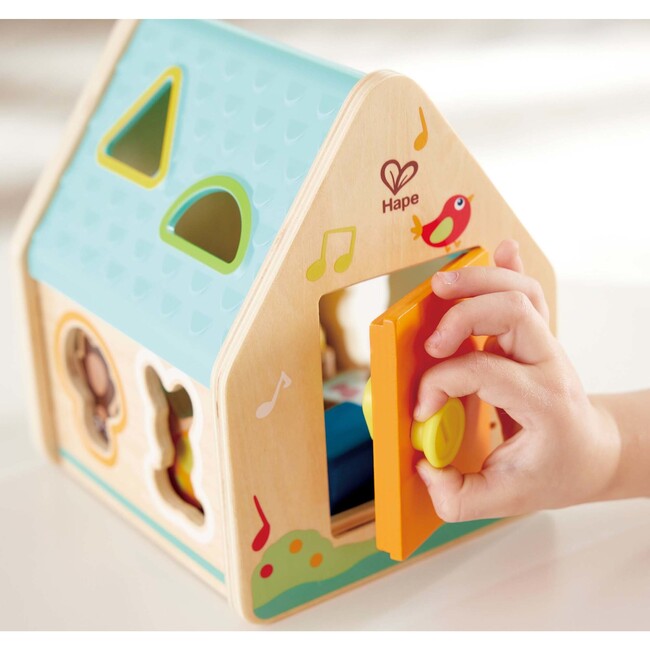 Hape: Critter House Shape Sorter - Wooden Shapes Toy - Developmental Toys - 2