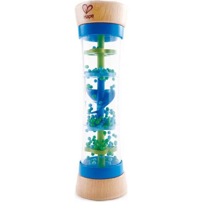 Hape: Beaded Raindrops - Blue- Wooden Soothing Sounds Toy