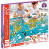 Hape: 2-In-1 World Tour Puzzle & Game - 105pc - Puzzles - 1 - thumbnail