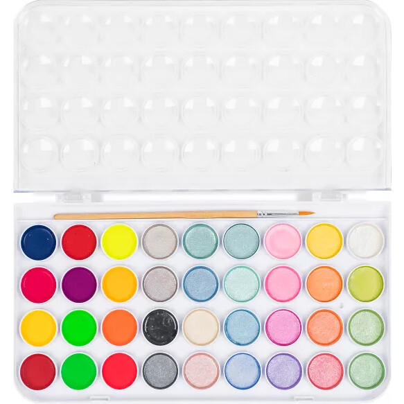 Brea Reese: Essential Watercolor Paint Set: Neon & Metallic - Arts & Crafts - 2