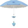 Anchor Works: Classic Beach Umbrella & AnchorONE Kit – Sky Blue - Umbrellas - 1 - thumbnail