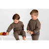 Henley Sweatsuit, Olive - Mixed Apparel Set - 2