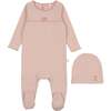 Bunny Graphic Footie, Pink - Footie Pajamas - 1 - thumbnail