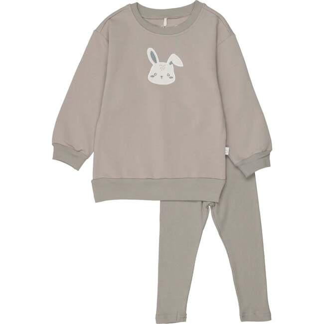 Bunny Sherpa Set, Grey