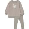 Bunny Sherpa Set, Grey - Mixed Apparel Set - 1 - thumbnail