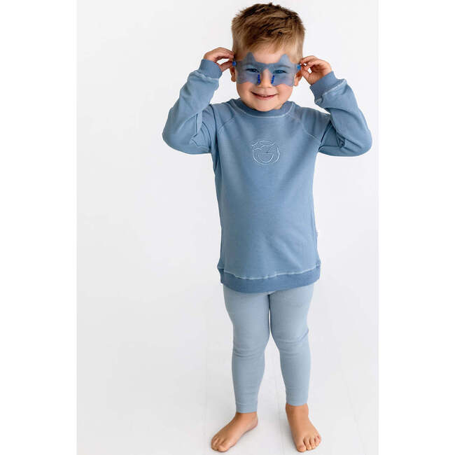 Emoji Sweatsuit, Blue - Mixed Apparel Set - 2