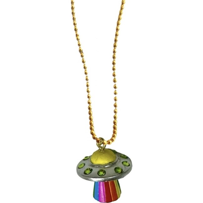 Glow in the Dark UFO Necklace