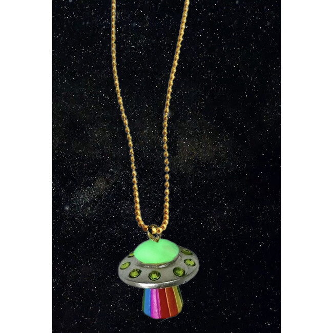 Glow in the Dark UFO Necklace - Necklaces - 5