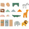 Building Blocks Safari Theme 50 Piece Playset - Blocks - 3