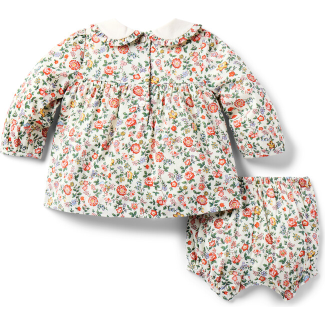 The Pumpkin Collar Floral Baby Set - Dresses - 2