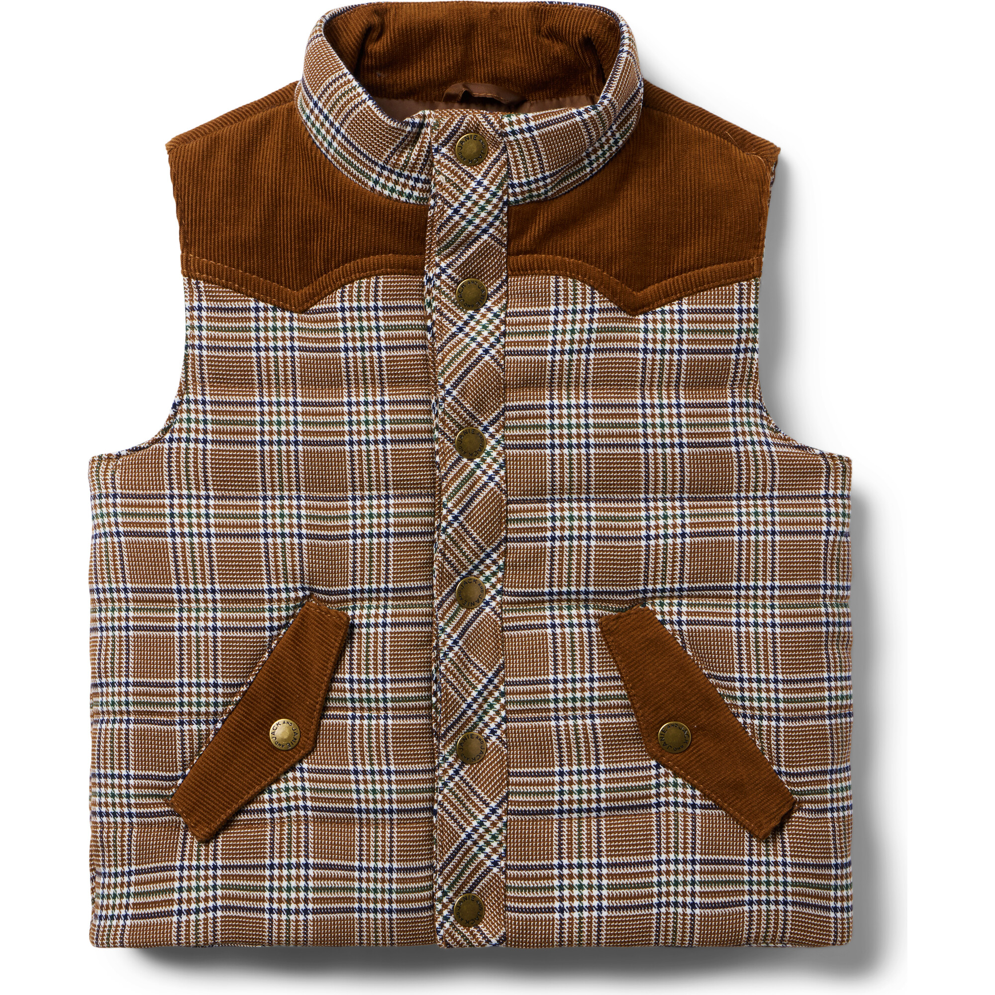 The Western Plaid Vest - Vests - 1