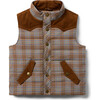 The Western Plaid Vest - Vests - 1 - thumbnail