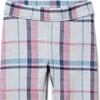 Plaid Button Cuff Jacquard Pant - Pants - 2