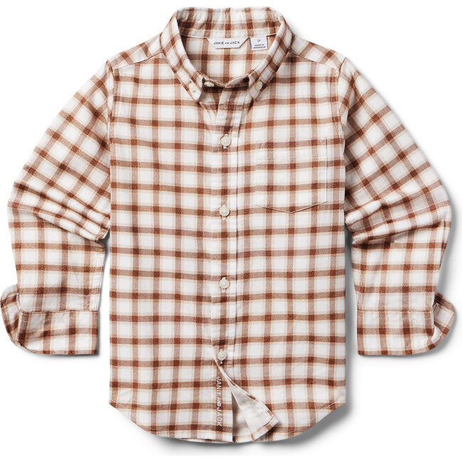 Plaid Brushed Twill Shirt