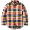 Brushed Twill Plaid Shirt - Shirts - 1 - thumbnail