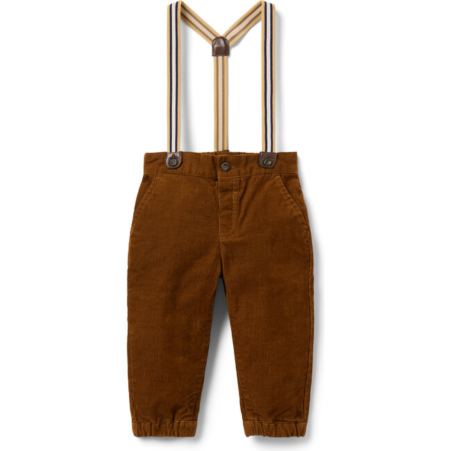 Baby Corduroy Suspender Pant