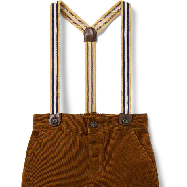 Baby Corduroy Suspender Pant - Overalls - 2