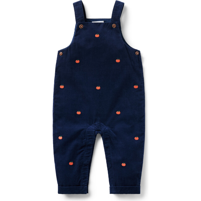 Baby Embroidered Pumpkin Corduroy Overall