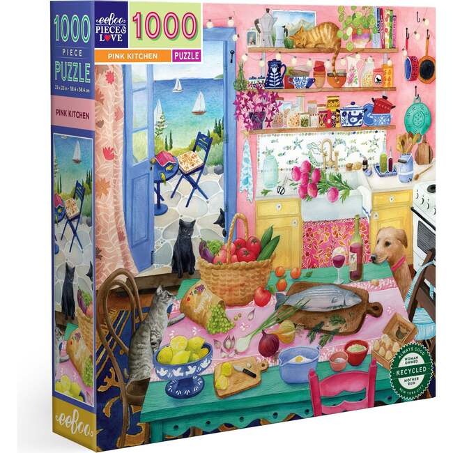 Pink Kitchen 1,000pc Puzzle