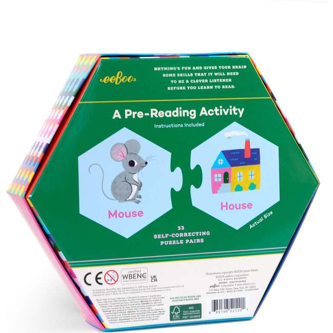 Rhyming Words Puzzle Pairs - Games - 5