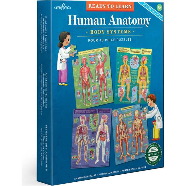 Human Anatomy 48pc Puzzle Set