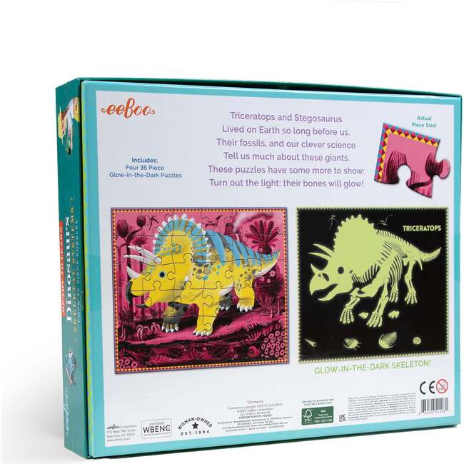 Dinosaur Skeletal Systems 36pc Puzzle Set - Puzzles - 2