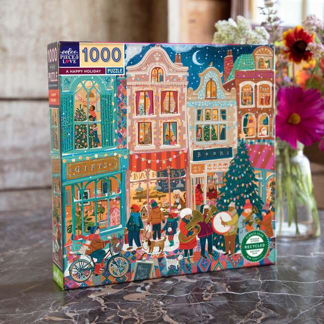 A Happy Holiday 1,000pc Puzzle - Puzzles - 2