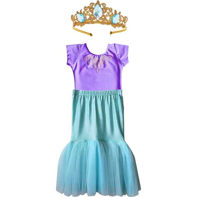 Enchanting Mermaid Costume Set - Violet/Teal - Costumes - 5