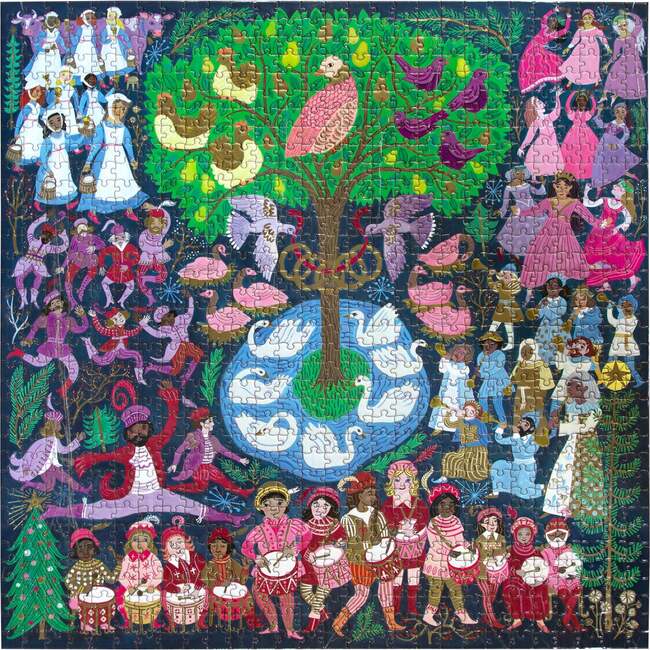 12 Days of Christman 1,000pc Puzzle - Puzzles - 3