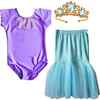 Enchanting Mermaid Costume Set - Violet/Teal - Costumes - 1 - thumbnail