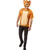 Men's Tom and Jerry Ben Cooper Jerry T-Shirt and Half Mask 1001202 - Costumes - 1 - thumbnail