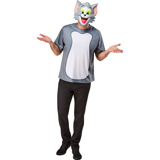 Men's Tom and Jerry Ben Cooper Tom T-Shirt and Half Mask 1001201