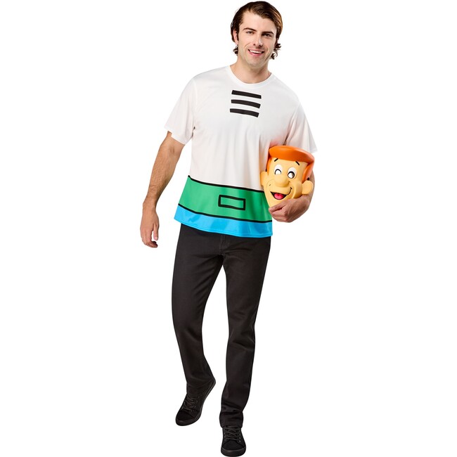 Men's The Jetsons Ben Cooper George Jetson T-Shirt and Half Mask 1001200 - Costumes - 2