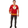 Men's DC Comics Ben Cooper Flash T-Shirt and Half Mask 1001193 - Costumes - 2