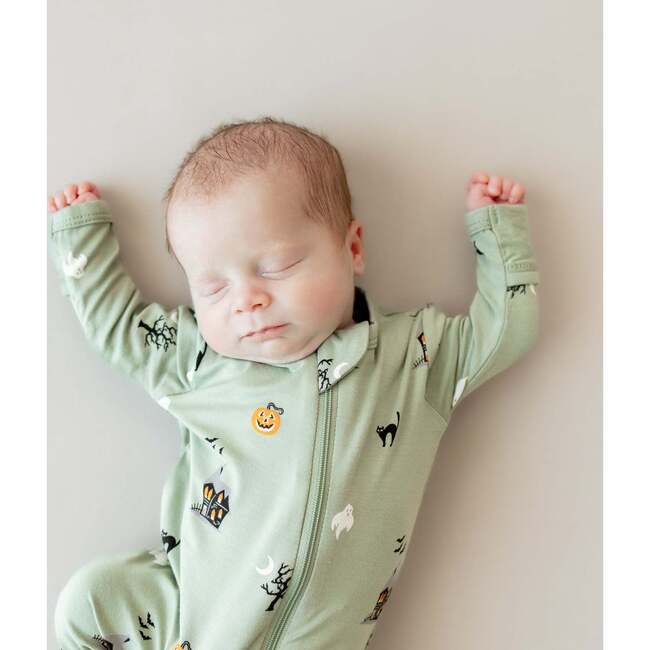 Zippered Footie, Spooky - Footie Pajamas - 3