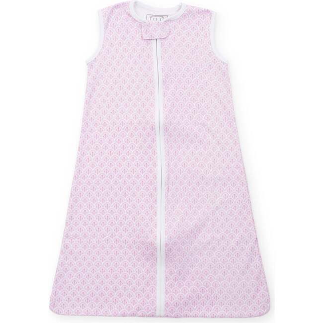 Wearable Girls' Blanket, Scalloped in Pink