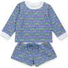 Stella Girls' Sweatshirt Short Set, Royal Safari - Mixed Apparel Set - 1 - thumbnail