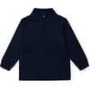 Sam Quarter Zip Pullover, Navy - Jackets - 1 - thumbnail